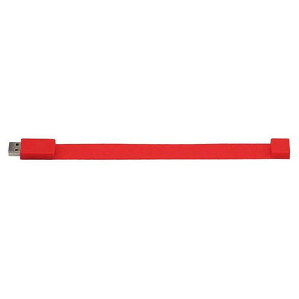 Portable 16GB Silicone Bracelet USB Flash Drive for Data Storage red silicone wristband USB flash drive worn as bracelet