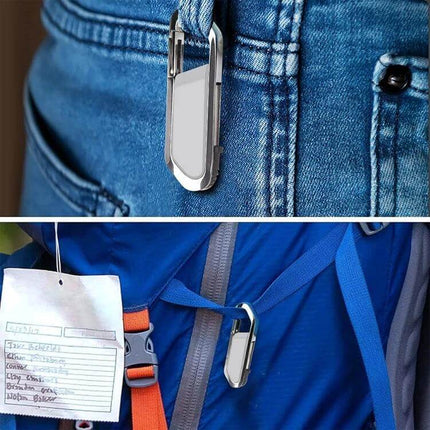 Compact 2GB Grey Keychain USB Flash Drive for Daily File Storage — compact metal USB on jeans and backpack for portable file transfer