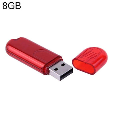 Compact 8GB Red USB Flash Drive for Everyday Data Storage - red USB 2.0 pocket drive for quick file transfers and backups