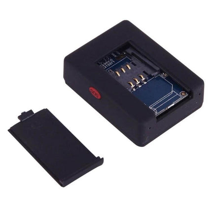 Mini GPS Tracker for Real-Time Personal Location Monitoring compact black tracker with SIM slot and removable back cover