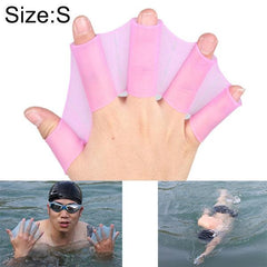 Silicone Webbed Hand Fins for Swimming Training and Water Sports