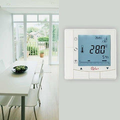 Programmable LCD Touchscreen Thermostat for 2-Pipe Fan Coil Systems with Backlight Display