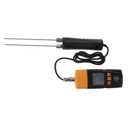 Benetech Digital Wood Moisture Meter for Everyday Measurements handheld meter with dual probes and display