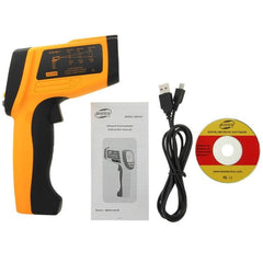 BENETECH GM1651 Handheld Infrared Thermometer with USB Digital Display - Temperature Range: -30 to 1650°C