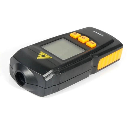 Benetech Handheld Laser Tachometer for RPM Measurement handheld non-contact RPM reader with 5-digit LCD and large buttons for technicians and hobbyists