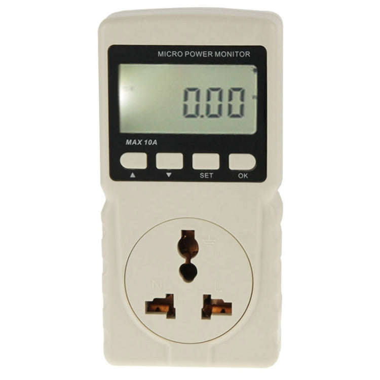 BENETECH GM86 LCD Display MAX 10A Micro Power Monitor Energy Meter, EU Plug