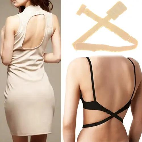 Adjustable Low Back Bra Strap Converter For Backless Tops