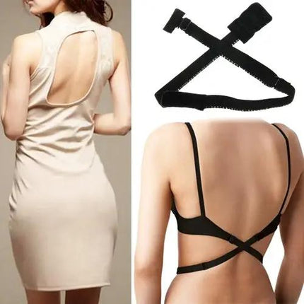 Adjustable Low Back Bra Strap Converter For Backless Tops