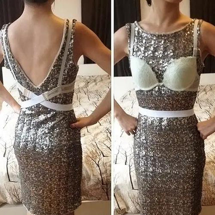 Adjustable Low Back Bra Strap Converter For Backless Tops