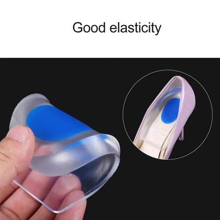 Women Silicone Gel Heel Cups Size S For Everyday Comfort