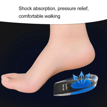 Women Silicone Gel Heel Cups Size S For Everyday Comfort