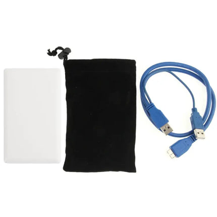 Portable 2.5 Inch Hard Drive Enclosure for Data Storage and Transfer