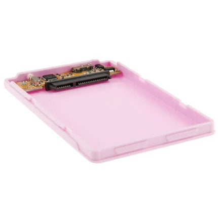 Portable 2.5 Inch Hard Drive Enclosure for Data Storage and Transfer