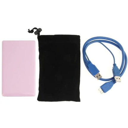 Portable 2.5 Inch Hard Drive Enclosure for Data Storage and Transfer
