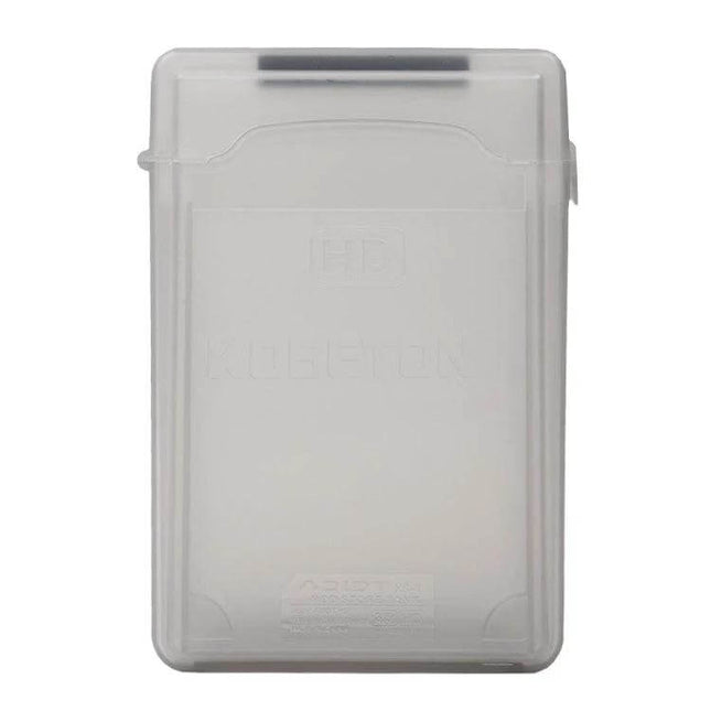 Durable Protective Enclosure for 3.5 Inch SATA Hard Drives clear plastic shock-resistant carry case for safe transport and backup