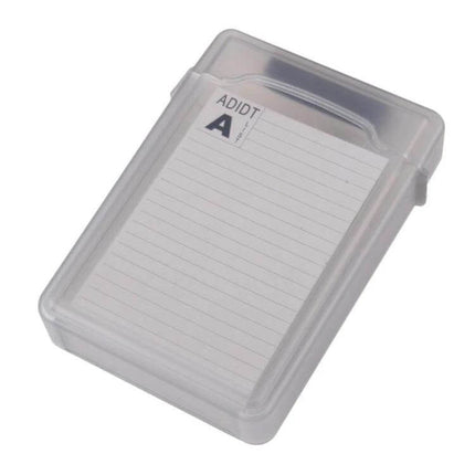 Durable Protective Enclosure for 3.5 Inch SATA Hard Drives clear plastic shock-resistant case for transporting and backing up drives