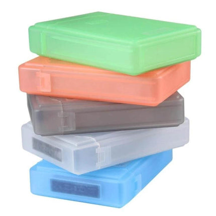 Durable Protective Enclosure for 3.5 Inch SATA Hard Drives - colorful shock-resistant stackable storage cases