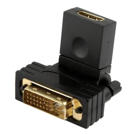 Durable DVI to HDMI Adapter for Connecting Devices to TVs – 24+1 DVI male to HDMI female gold-plated connector for HDTVs