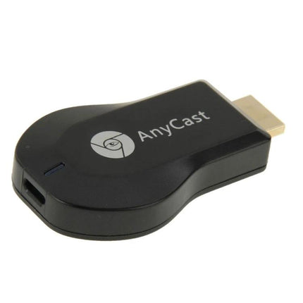 M2 Plus WiFi HDMI Dongle for Wireless Screen Mirroring to TVs - AnyCast black HDMI wireless display adapter for phone, tablet, laptop