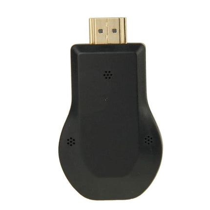 M2 Plus WiFi HDMI Dongle for Wireless Screen Mirroring to TVs black HDMI stick for mirroring phones, tablets, laptops to TV, monitor, or projector
