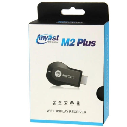 M2 Plus WiFi HDMI Dongle for Wireless Screen Mirroring to TVs boxed AnyCast M2 Plus WiFi display receiver for streaming photos videos presentations