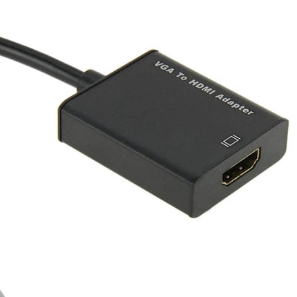 HDMI Scaler Adapter for 4K Ultra HD Video Conversion - compact VGA to HDMI converter for upgrading 1080P sources to 4K displays