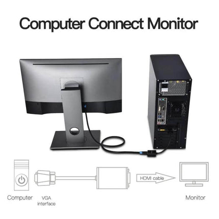 HDMI Scaler Adapter for 4K Ultra HD Video Conversion connecting 1080P PC to 4K monitor for upgraded home entertainment