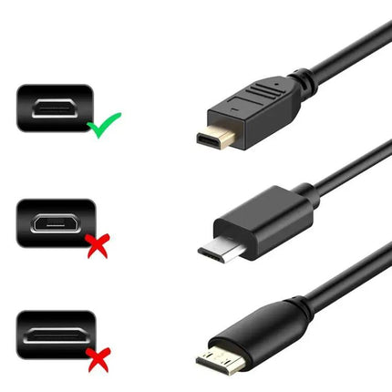 Compact 30cm Mini HDMI to Micro HDMI Adapter Cable for Devices | Syndmart