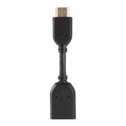 HDMI Male to Female Adapter Cable for Device Connections, 10cm – 10cm gold-plated 19-pin extension for home theater and office presentations