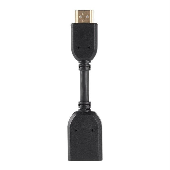 HDMI Male to Female Adapter Cable for Device Connections, 10cm – 10cm gold-plated 19-pin extension for home theater and office presentations