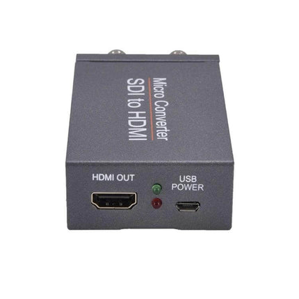 SDI to HDMI Video Converter for High-Definition Displays - compact micro converter with HDMI OUT and USB power for HD-SDI and 3G-SDI sources