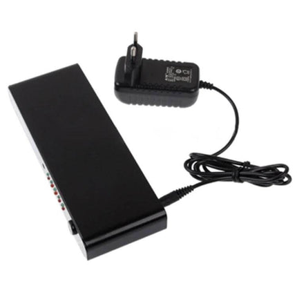 HDMI Switch with Remote for Connecting Multiple TV Devices black multi-port switch with power adapter and LED indicators