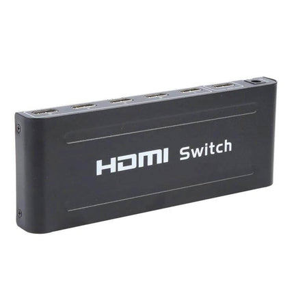 5-Port HDMI Switch for Connecting Multiple Devices with Remote - black 5-input HDMI/DVI selector for home theater