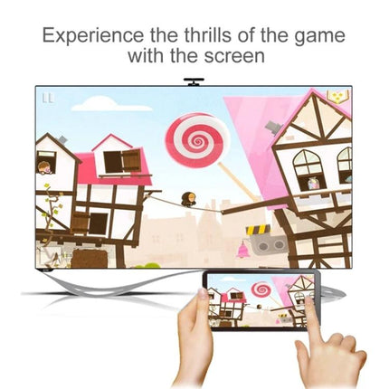 Miradisplay Wireless HDMI Dongle for Screen Mirroring on TV connecting phone to TV to mirror mobile game and stream media wirelessly