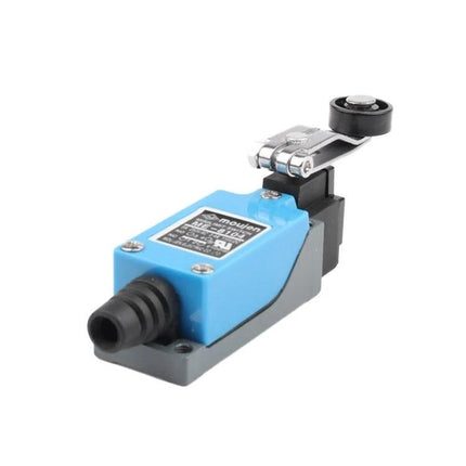 Mini Roller Arm Limit Switch for Industrial Equipment Use - blue compact roller arm limit switch for assembly line position detection