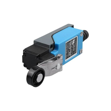 Mini Roller Arm Limit Switch for Industrial Equipment Use, blue compact roller-arm switch for assembly lines and automated systems