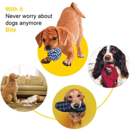 Cotton Rope Ball for Daily Pet Playtime and Chewing Fun - durable cotton rope toy with puppy playing and chewing, helps dental care and fetch engagement