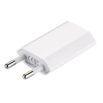 Portable USB Travel Charger for Everyday Devices on the Go white European plug charger for phone and tablet compact travel adapter