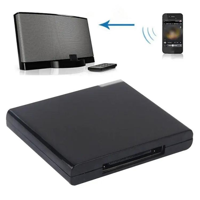 Wireless Bluetooth Music Receiver Dock Adapter V2.1 Black | Syndmart