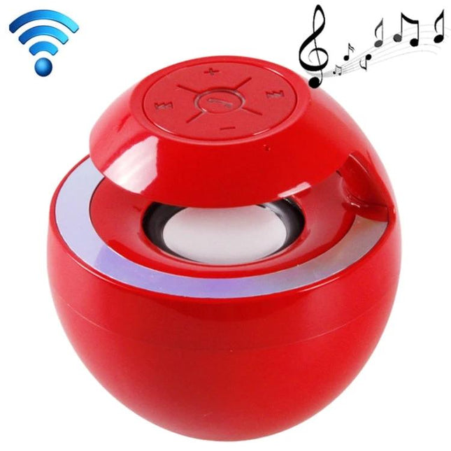 Portable Bluetooth Speaker For Home And On The Go Use compact red 3W speaker Bluetooth 3.0 AUX for travel and calls