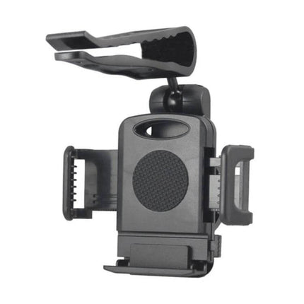 Car Sun Visor Phone Mount Clip Universal Fit For Smartphones black adjustable clip-on mount for car visor with single-button release