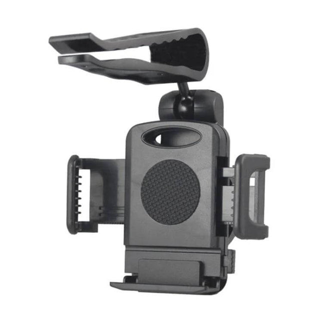 Car Sun Visor Phone Mount Clip Universal Fit For Smartphones black adjustable clip-on mount for car visor with single-button release