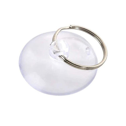 Durable Suction Cup with Key Ring for Phone Screen Repair - clear ABS suction tool for lifting phone and tablet glass