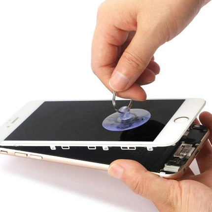 Durable Suction Cup with Key Ring for Phone Screen Repair used to lift a phone screen safely during repair