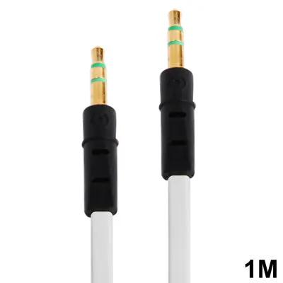 3.5mm Male-to-Male Aux Cable 1m Green For iPhone iPad | Syndmart