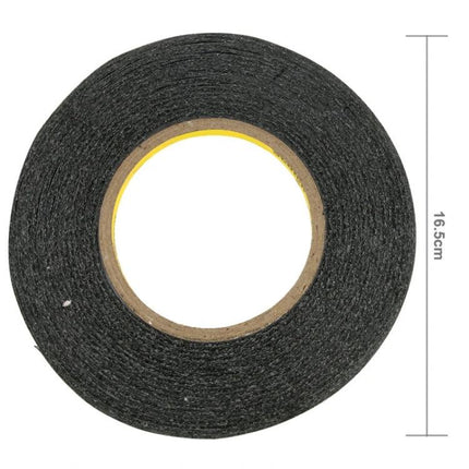 Double Sided Adhesive Tape for Mobile Phone Repair, 2mm Width roll of black tape for precise touchscreen and smartphone screen bonding