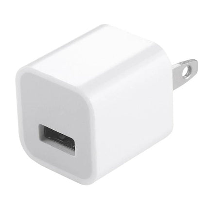 USB Charger Adapter for Daily Phone Power Needs at Home - compact white USB wall charger for overnight and on-the-go charging