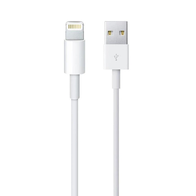 Essential USB Cable for Everyday Device Charging and Syncing - white 8-pin USB to Lightning cable for fast charging and syncing on desk or commute