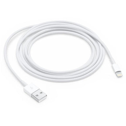 White USB charging cable coiled for neat storage - Charging Cable for Daily Phone Use at Home or Travel