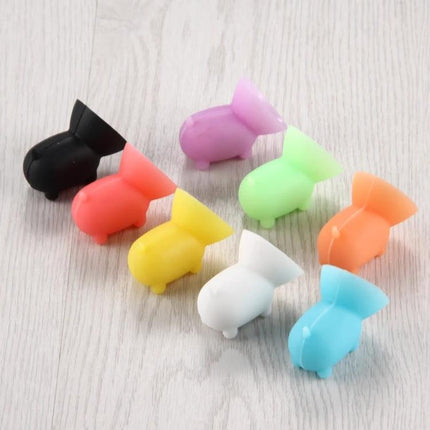 Pig Shaped Suction Cup Phone Holder for Car and Desk Use — colorful pig phone holders with strong suction bases for dashboards and desks